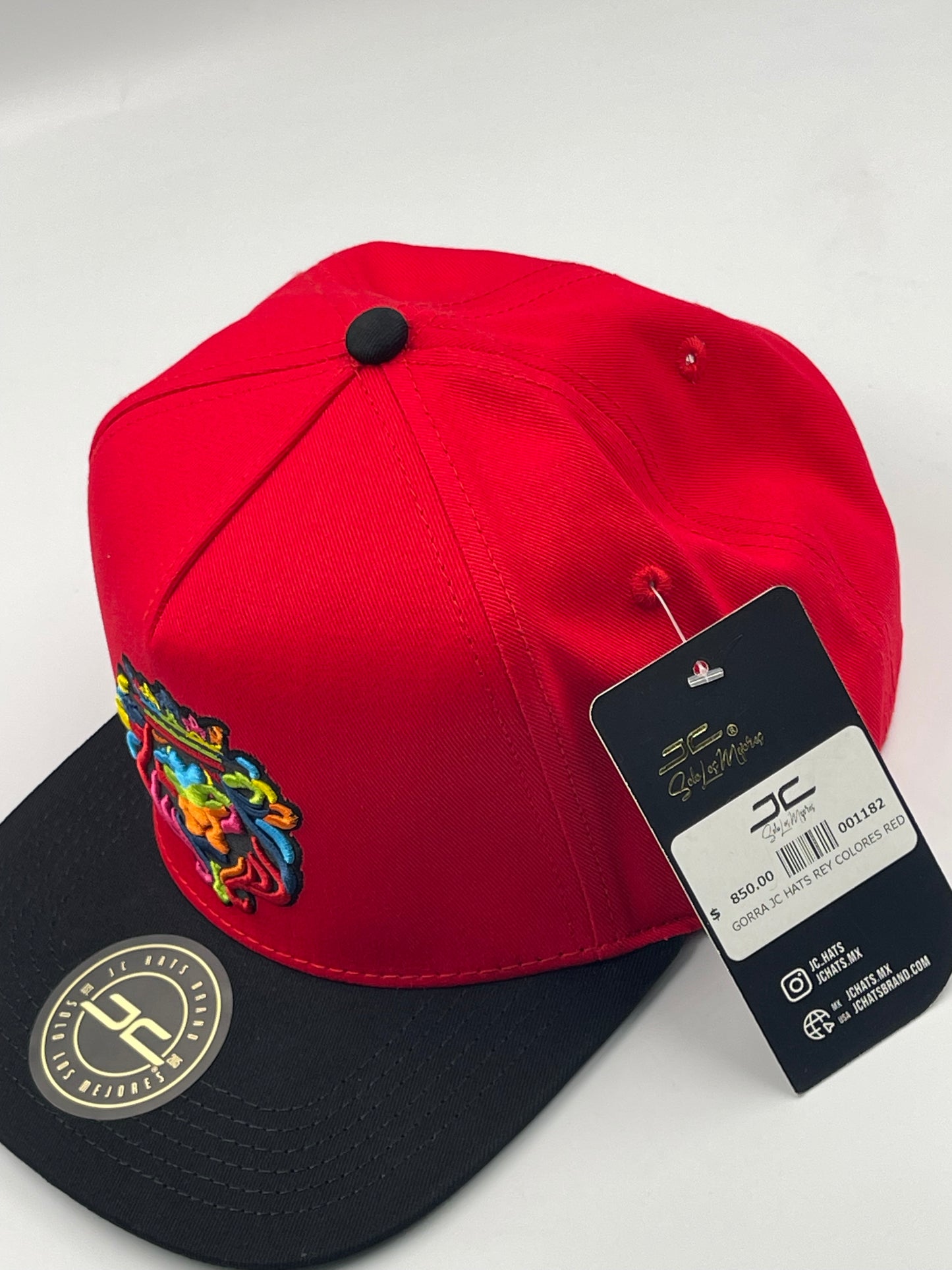 Gorra JC Hats Rey colores Red