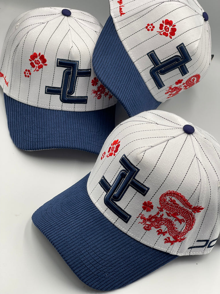 Gorra JC Hats Dragon White/Navy