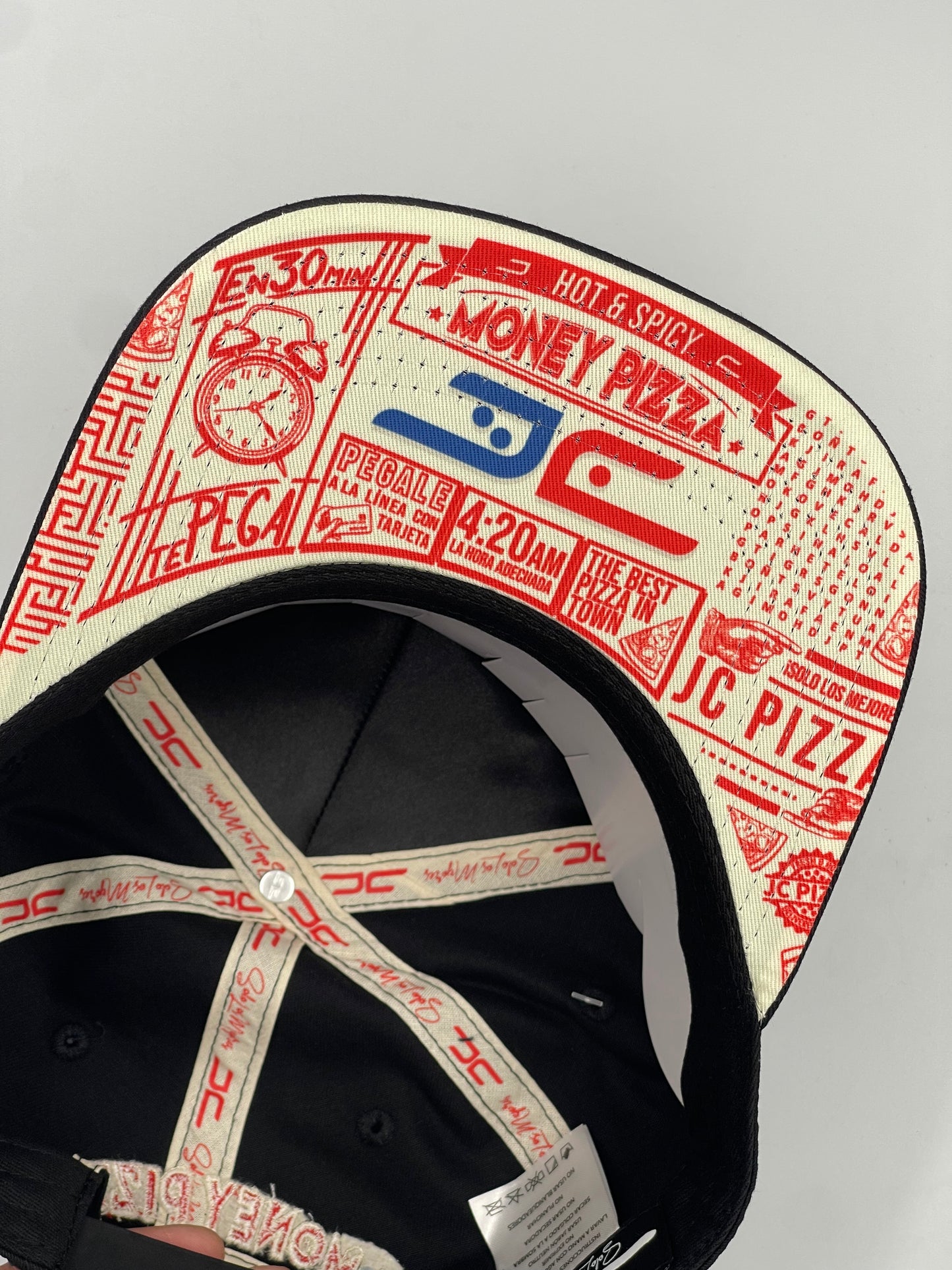 Gorra JC Hats Pizza Black