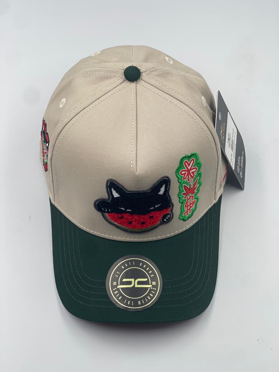 Gorra JC Hats Watermelon Cat Beige/Green