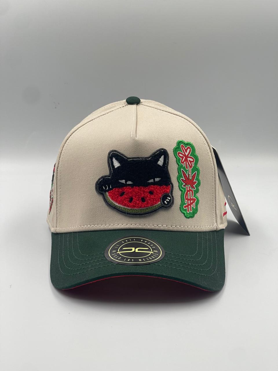 Gorra JC Hats Watermelon Cat Beige/Green