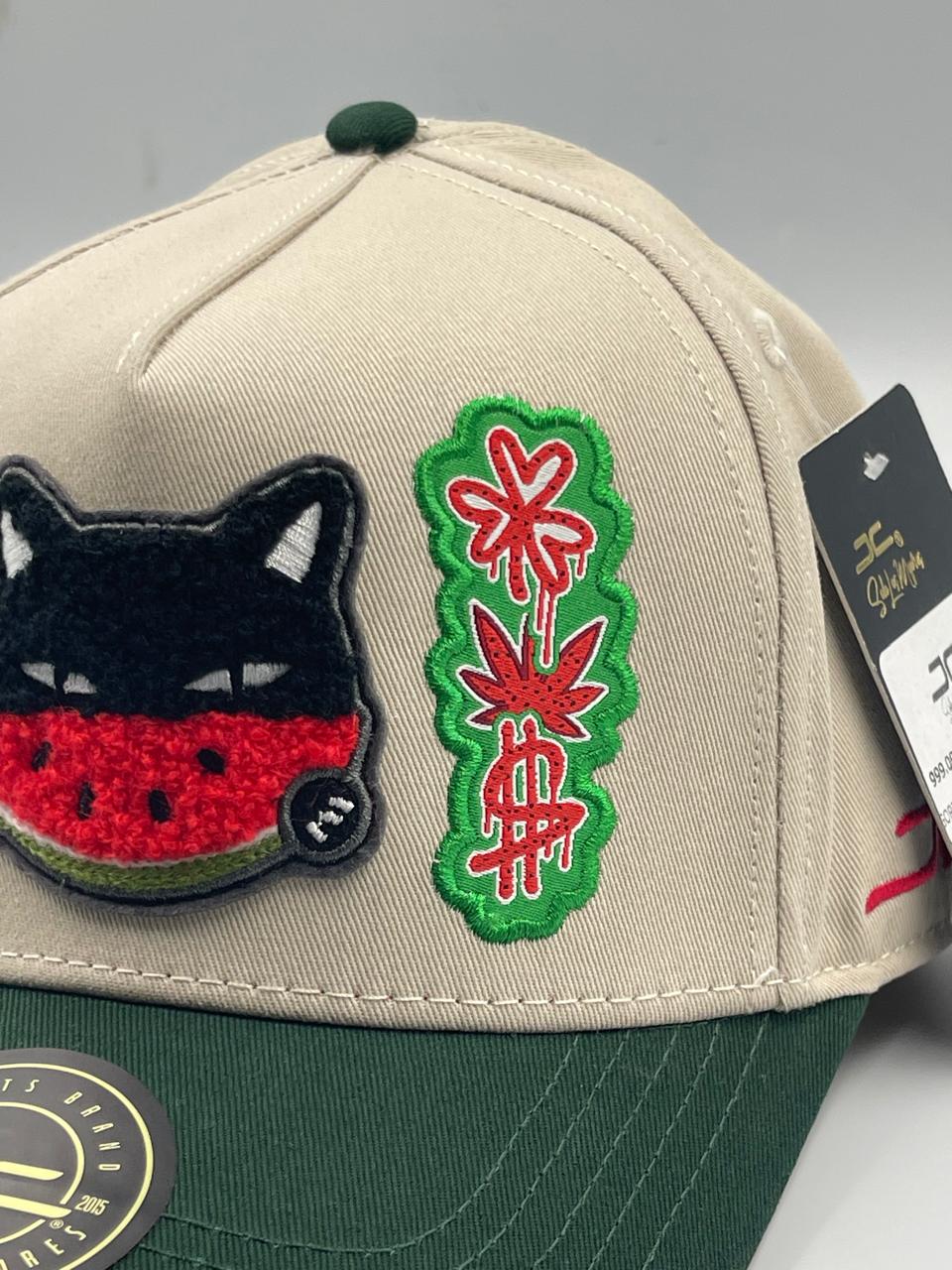 Gorra JC Hats Watermelon Cat Beige/Green