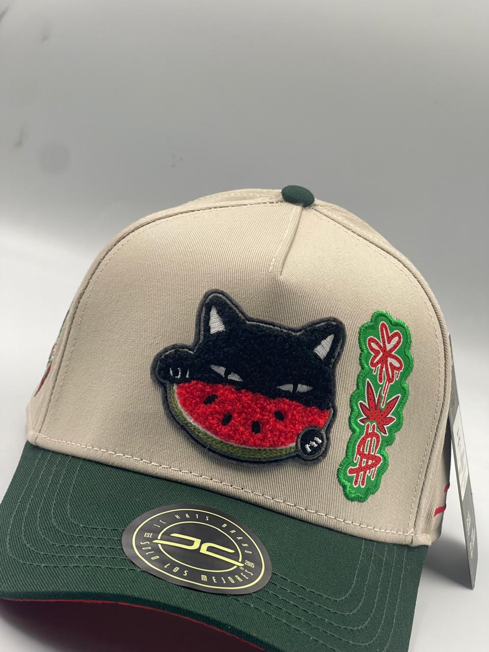 Gorra JC Hats Watermelon Cat Beige/Green