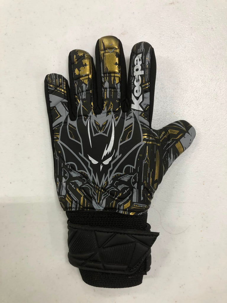Guantes Keepa Semiprofesional MUERCIELAGO Negro/ORO