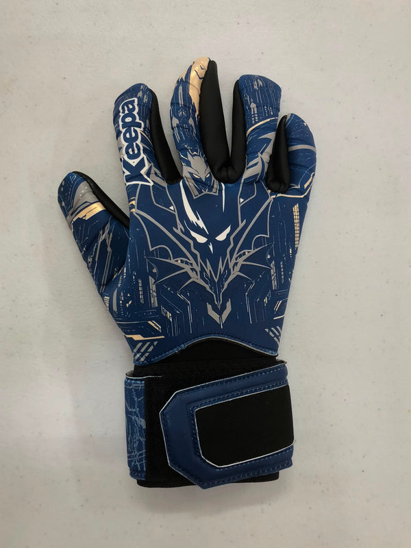 Guantes Keepa Semiprofesional MUERCIELAGO Negro Azul