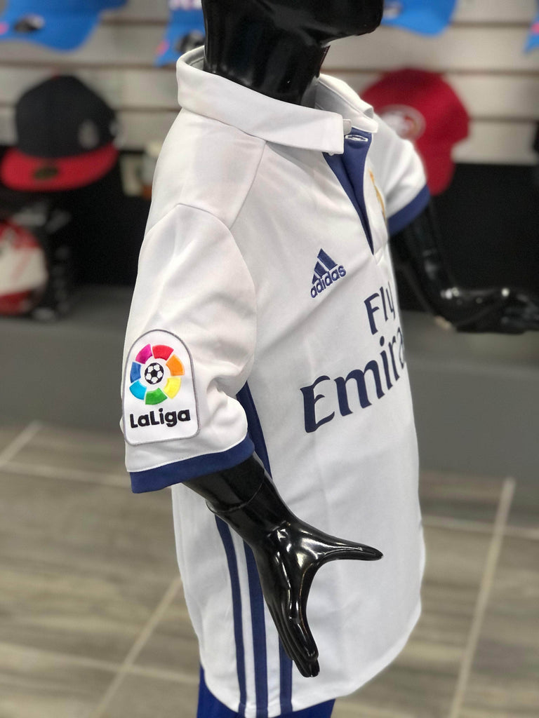 Uniforme adidas Real Madrid 19/20 Local, niños
