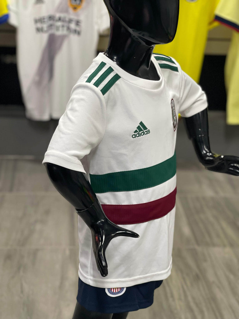 Jersey Mexico 2025 Ftbol Mexico Camisa Blanca Jersey Adidas Niños