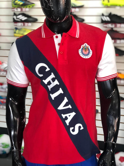 GENERICA Acceso S Playera Polo Chivas Roja Original Playera Polo Chivas Original 7510000000000 MCV3443