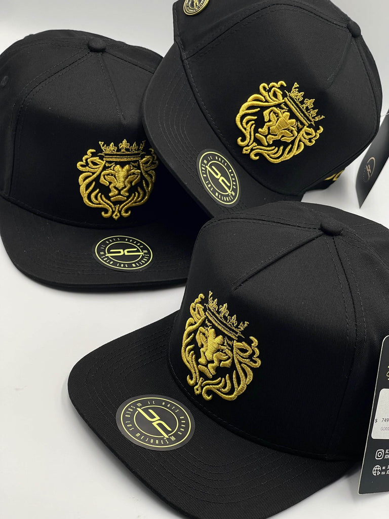 JC Hats Gorras Gorra JC Hats El Rey Black/Gold Gorra JC Hats El Rey Black/Gold 000819 819