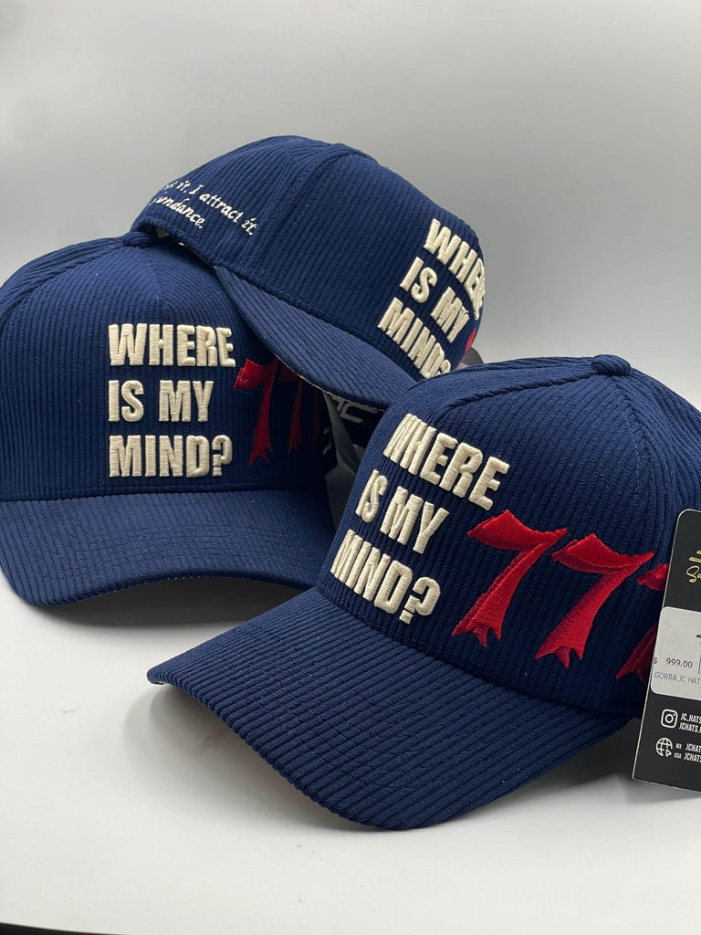 JC Hats Gorras Gorra JC Hats Where Is My Mind Navy Gorra JC Hats Where Is My Mind Navy 003244 3244