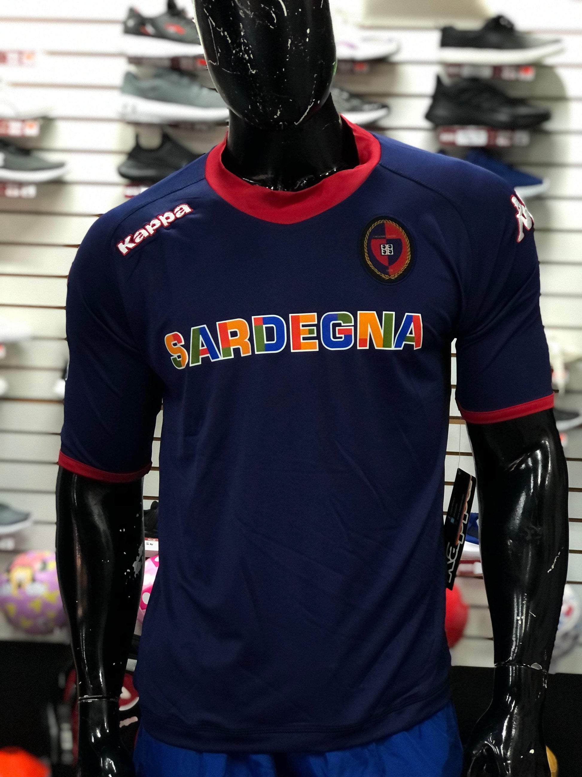 KAPPA Acceso Jersey CAGLIARI Kappa Retro Jersey CARAGLI Kappa Retro