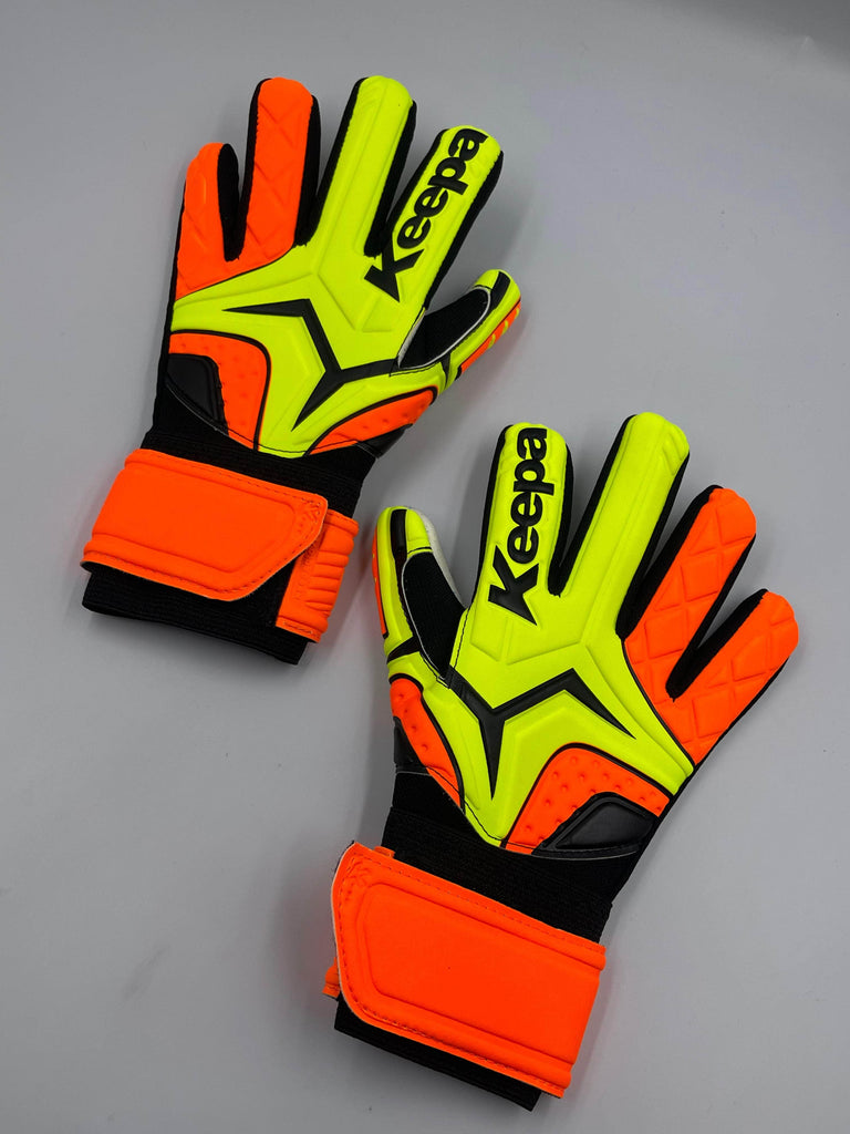 Keepa Guantes de portero 7 Guantes Keepa Semiprofesional neon/naranja Guantes Keepa Semiprofesional neon/naranja keepaneon keepaneon