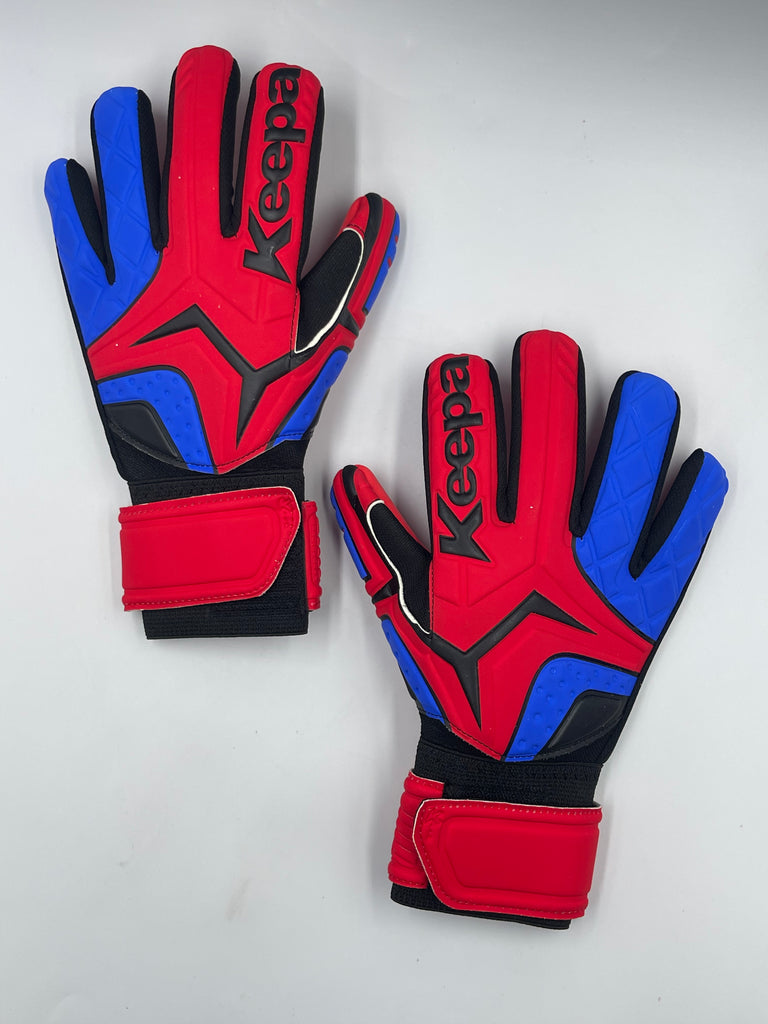 Keepa Guantes de portero 9 Guantes Keepa Rojo/Azul semiprofesional Guantes Keepa Rojo/Azul semiprofesional keeparojo keeparojo