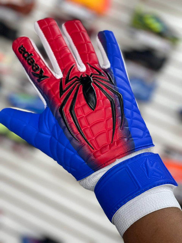 Keepa Guantes de portero Guantes de Portero Básico Azul/Rojo Semiprofesional – Araknia Negra Guantes de Portero Básico Azul/Rojo Semiprofesional – Araknia Negra