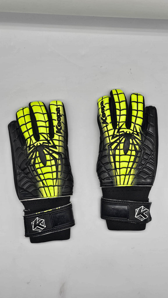 Keepa Guantes de portero Guantes Keeepa Semiprofesional Araknia Negro/Neon Guantes Keeepa Semiprofesional Araknia Negro/Neon