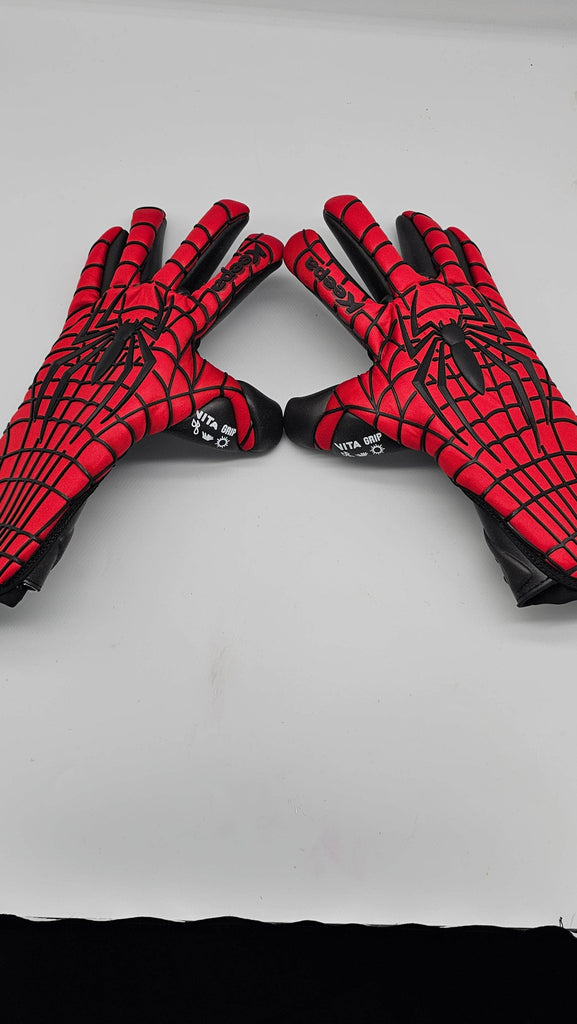 Keepa Guantes de portero Guantes Keepa Araknia profesional Rojo/negro Guantes Keepa Araknia profesional Rojo/negro