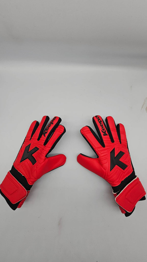 Keepa Guantes de portero Guantes Keepa Clasicc Rojo Semiprofesional Guantes Keepa Clasicc Rojo Semiprofesional
