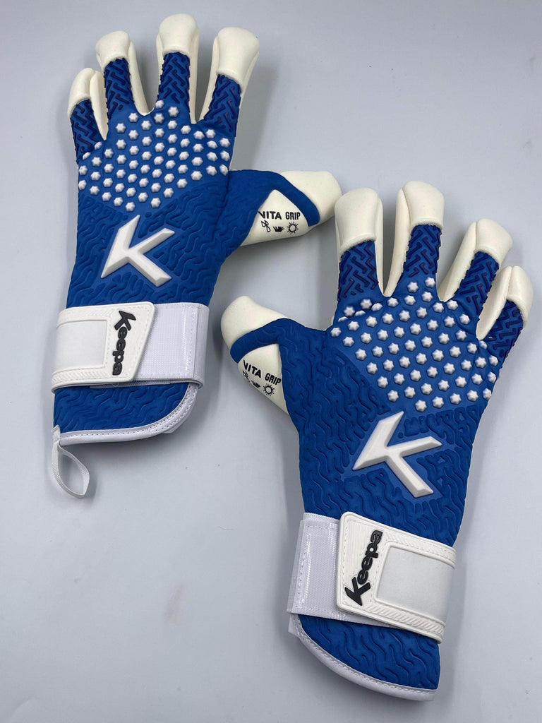 Keepa Guantes de portero Guantes Keepa Delta Profesional Azul adulto Guantes Keepa Delta Profesional Azul adulto
