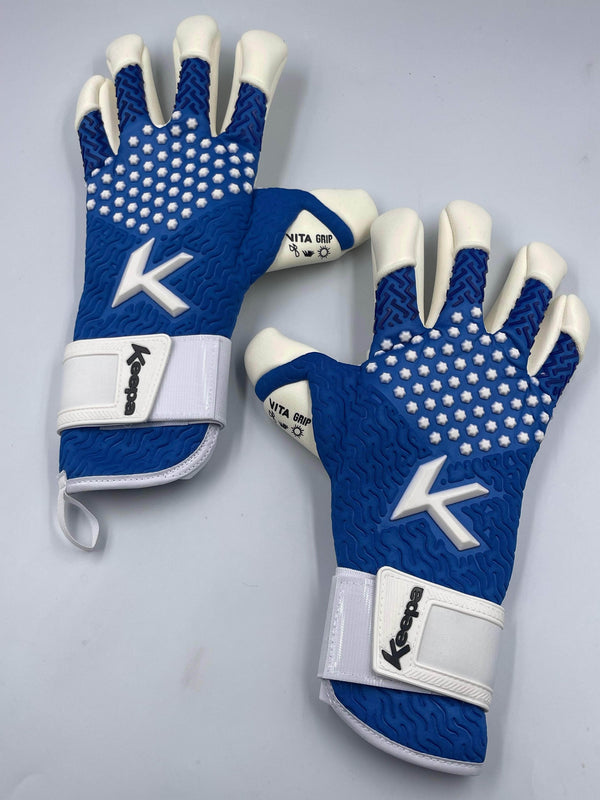 Keepa Guantes de portero Guantes Keepa Delta Profesional Azul adulto Guantes Keepa Delta Profesional Azul adulto