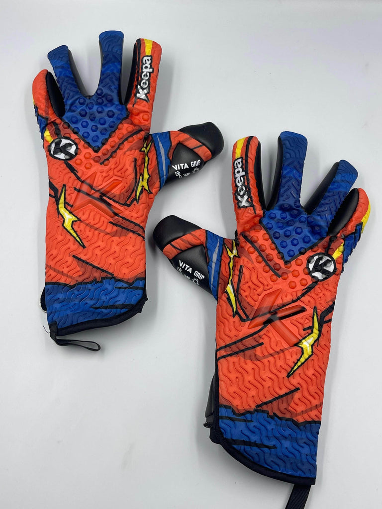 Keepa Guantes de portero Guantes Keepa Delta Saiyajin Profesional adulto Guantes Keepa Delta Saiyajin Profesional adulto