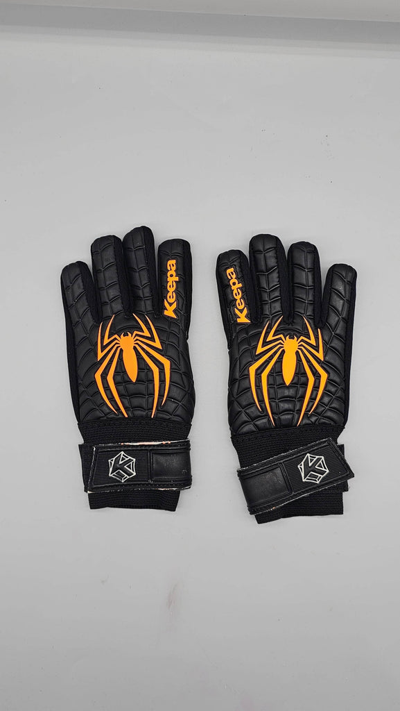 Keepa Guantes de portero Guantes Keepa Semiprofesional Araknia Negro/naranja Guantes Keepa Semiprofesional Araknia Negro/naranja