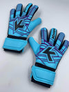 Keepa Guantes de portero Guantes Keepa Semiprofesional Rayas azul/morado Guantes Keepa Semiprofesional Rayas azul/morado