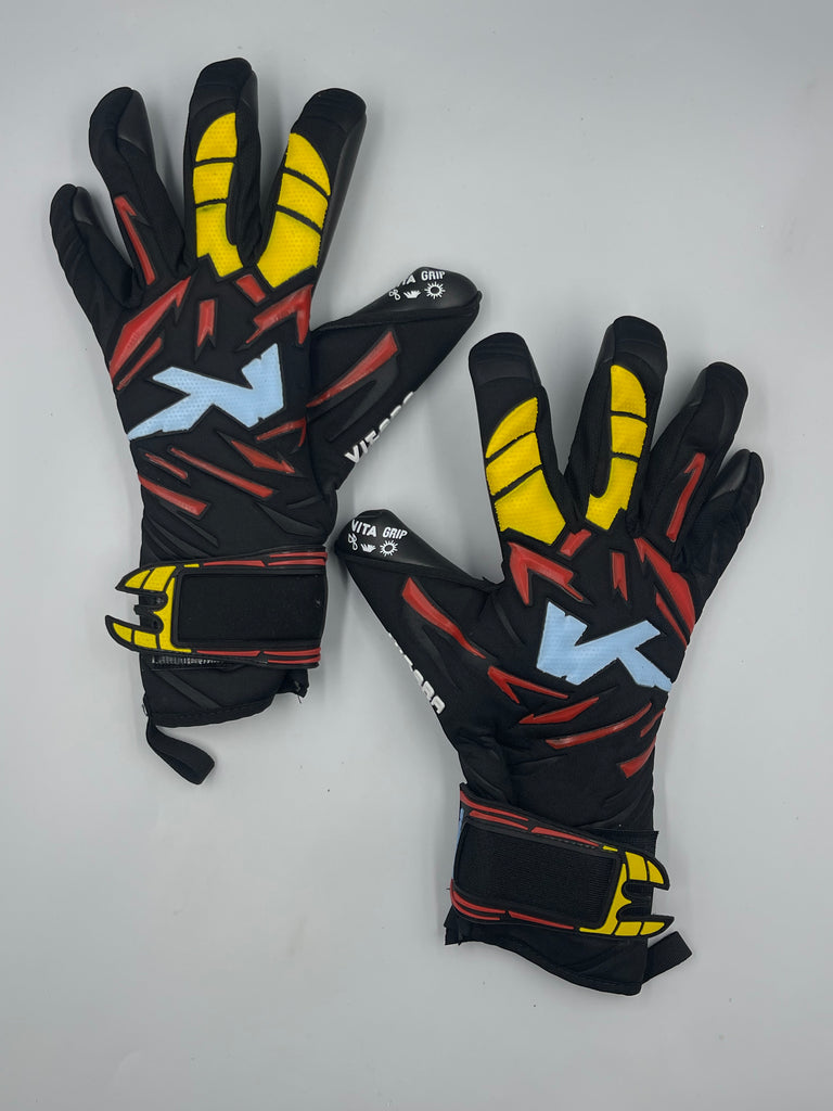 Keepa Guantes de portero Guantes Keepa Vitara Profesional Negros Guantes Keepa Vitara Profesional Negros