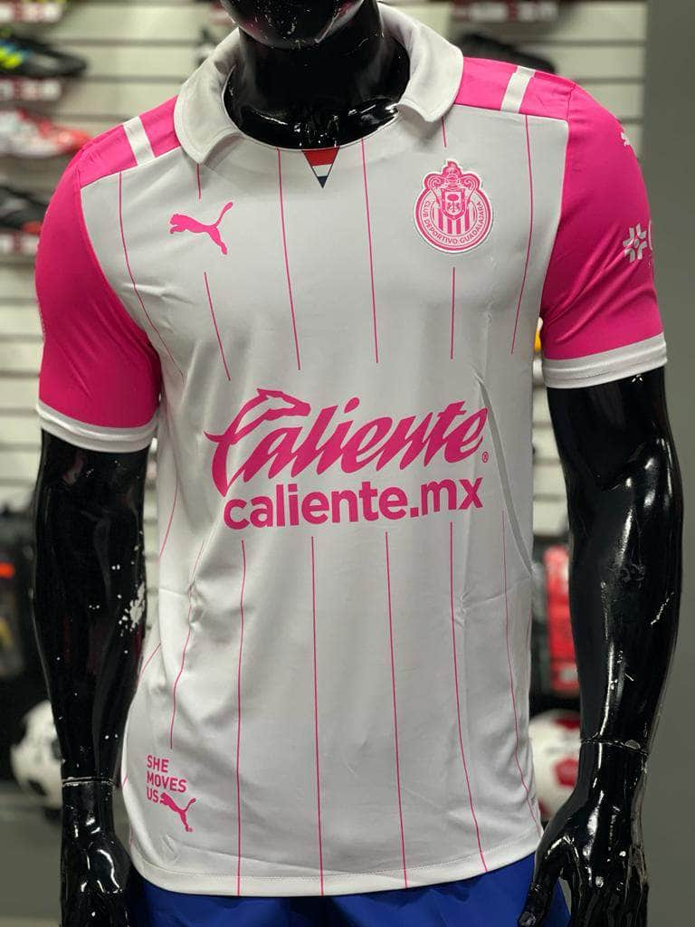 PUMA Acceso Jersey Chivas  Visitante Pink 21/22