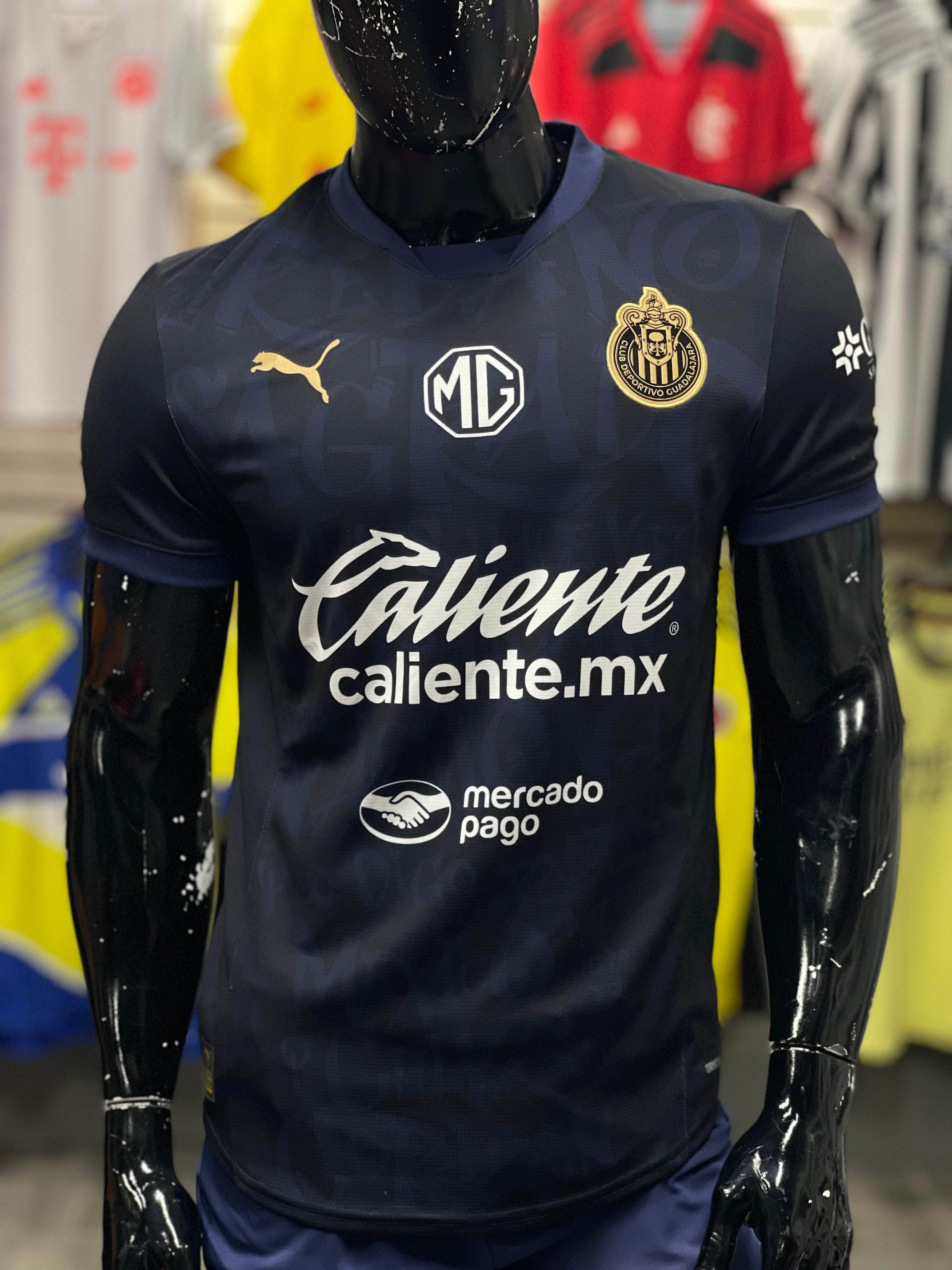 Portero Camisa De Las Chivas Negra Camiseta Adidas Chivas Para