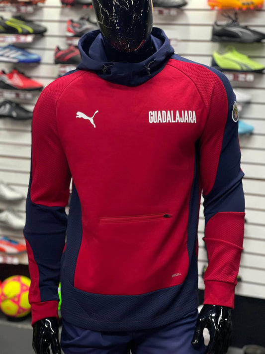 Puma Sudadera Sudadera Chivas Puma Roja EvoStripe Hoody Sudadera Chivas Puma Roja EvoStripe Hoody