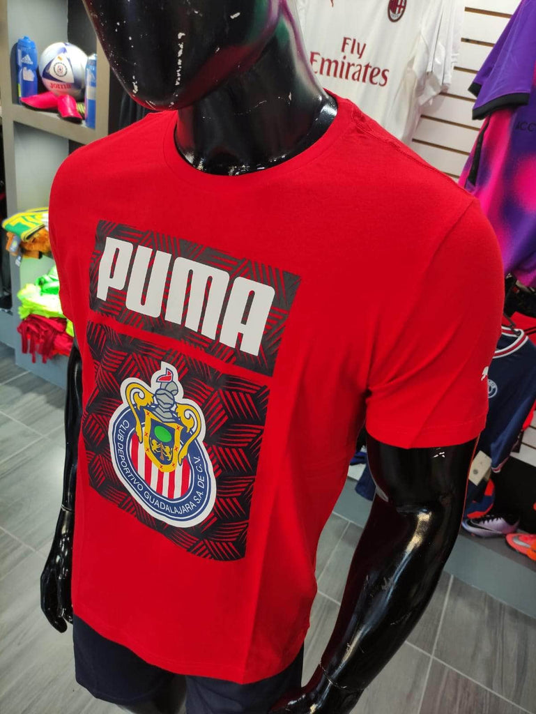 Playera chivas negra puma hot sale